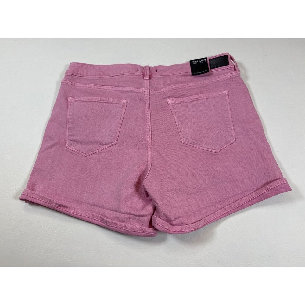 Dear John Orchid Pink Denim High-Rise Womens Shorts Size 31 (Z385) - Picture 7 of 7